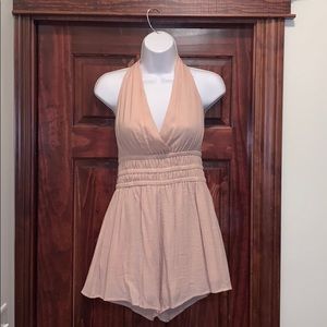 V neck romper